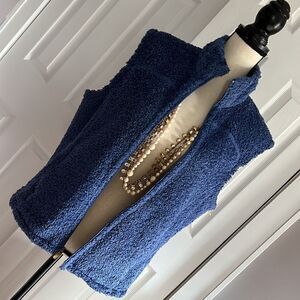 LL Bean Polartec Curly Sherpa Front Zip Vest